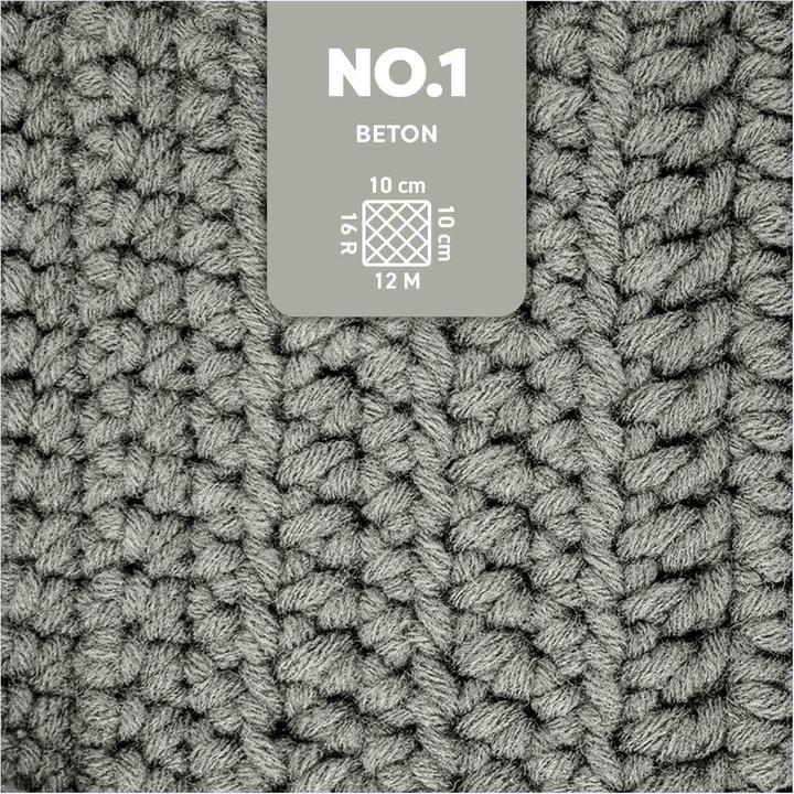 Immagine prodotto Myboshi Lana n.1 col.197 beton 50 g, 55 m, 70 % PAN, 30 % WO (55 m)