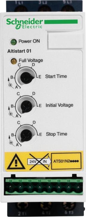 Actual product image Schneider Electric Soft starter soft stop,1.1kW 220-240Vac