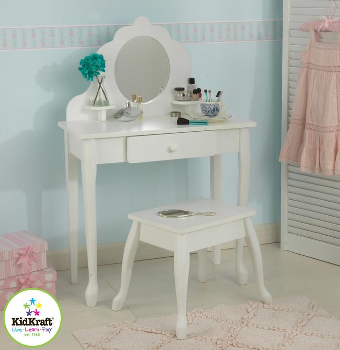 Produktbild KidKraft Mittlere Eitelkeit und Hocker (Kinderhocker)