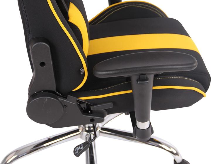 Actual product image CLP Limit XM office chair fabric, black/yellow