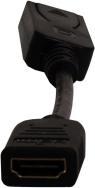 Produktbild Art KABADA DP/HD AL-OEM-84 cable gender changer DisplayPort HDMI Black (HDMI, 10 cm)