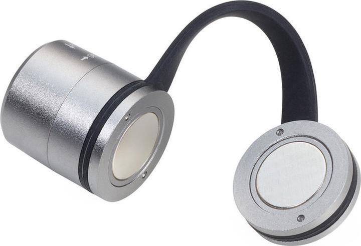 Actual product image Troika ECO RUN torch with LED light, 3 light functions, incl. charging cable, mat grey/black (3.60 cm)