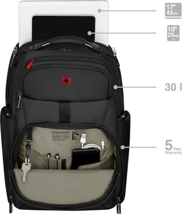 Actual product image Wenger Meteor 17" Laptop Backpack (30 l)