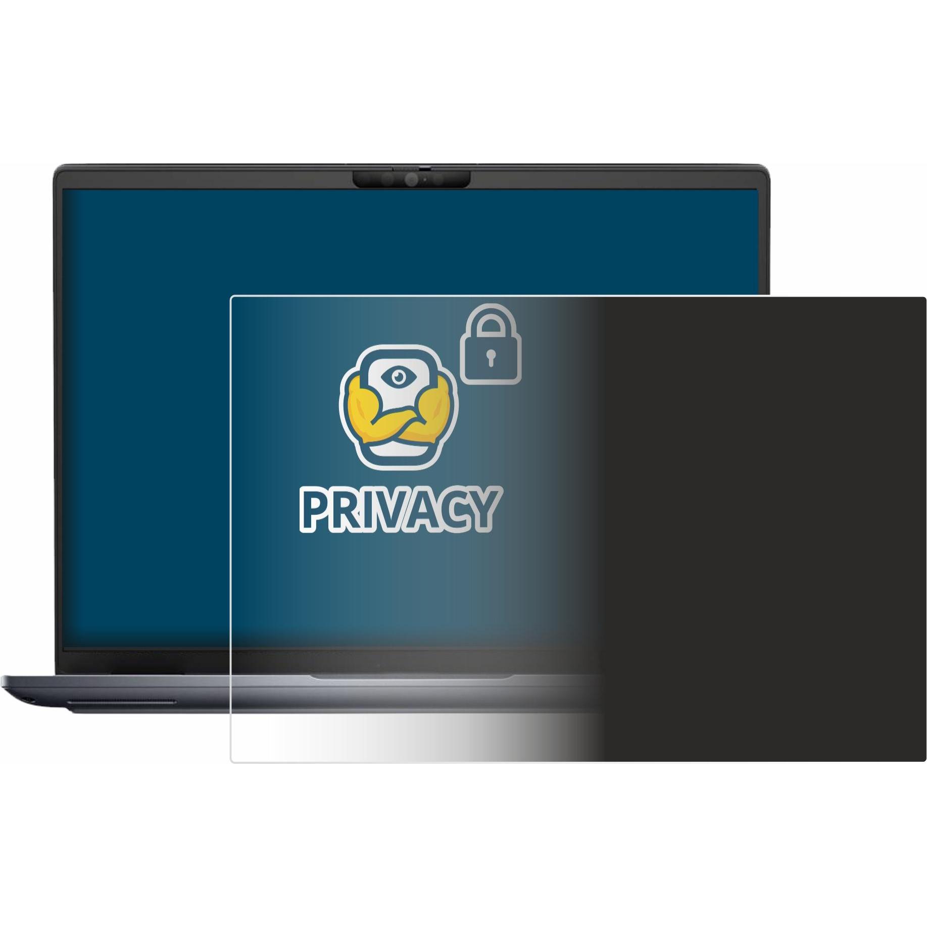 Thumbnail - BROTECT Sichtschutzfolie Anti-Spy Privacy Folie Blaulicht-Schutz (33.80", 16 : 10), Notebook Schutzfolie