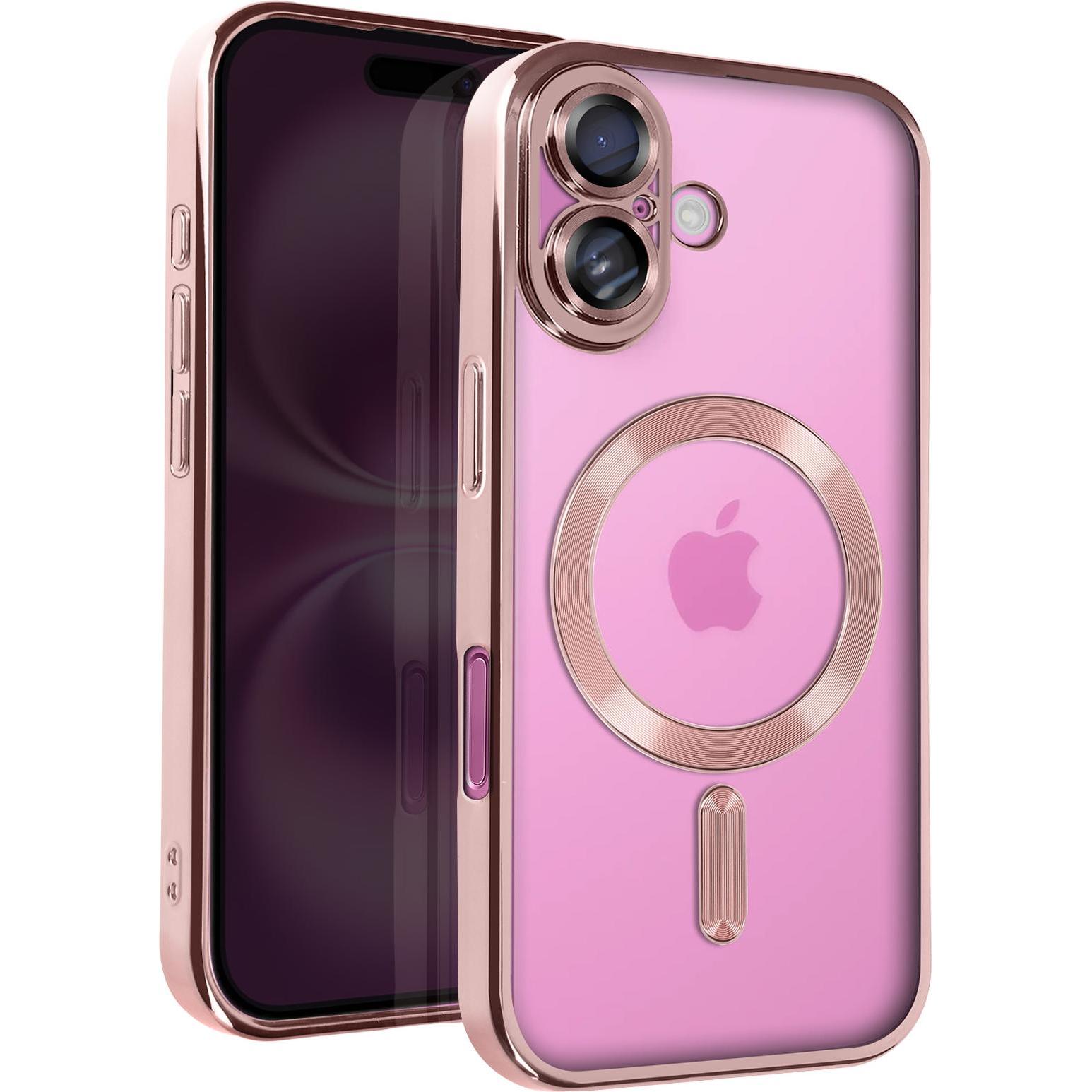 Thumbnail - Avizar Metallic Case (Apple iPhone 16 Plus), Smartphone Hülle, Rosa
