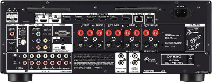 Image du produit Onkyo TX-NR7100 (9.2 canaux, DAB+, FM)