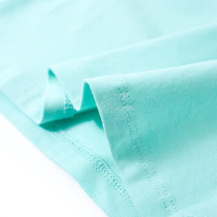 Immagine prodotto vidaXL Maglietta per bambini Verde menta chiaro 92,Materiale: 95 % cotone (92)