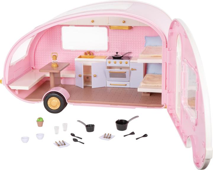 Produktbild Lori Puppe Eliza mit Auto & Wohnwagen