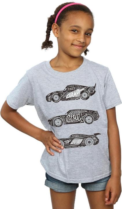 Produktbild Disney Cars Text Racers TShirt Mädchen (140, 146)
