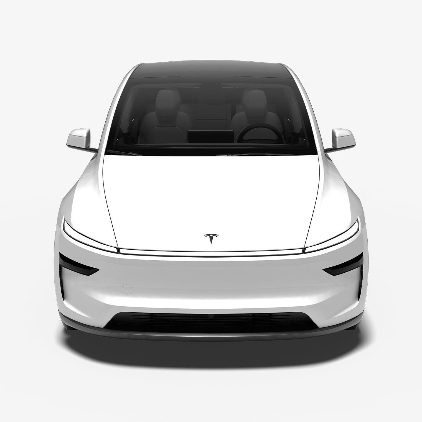 Spigen, Accessori interni per auto, Tesla Front Emblem, black - Tesla Model Y(Juniper)