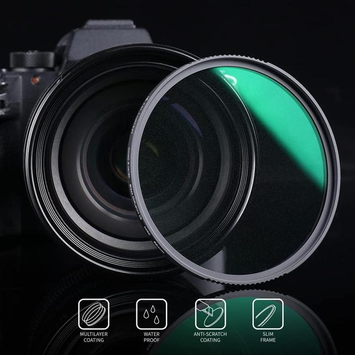 Produktbild K&F Concept 1/2 Black Mist Filter Nano X 55mm (KF-01.1650) (Black Mist Filter, 55 mm)