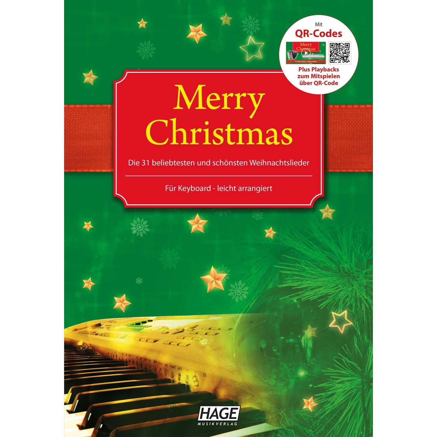 Merry Christmas für Keyboard, Fachbücher von HAGE Musikverlag