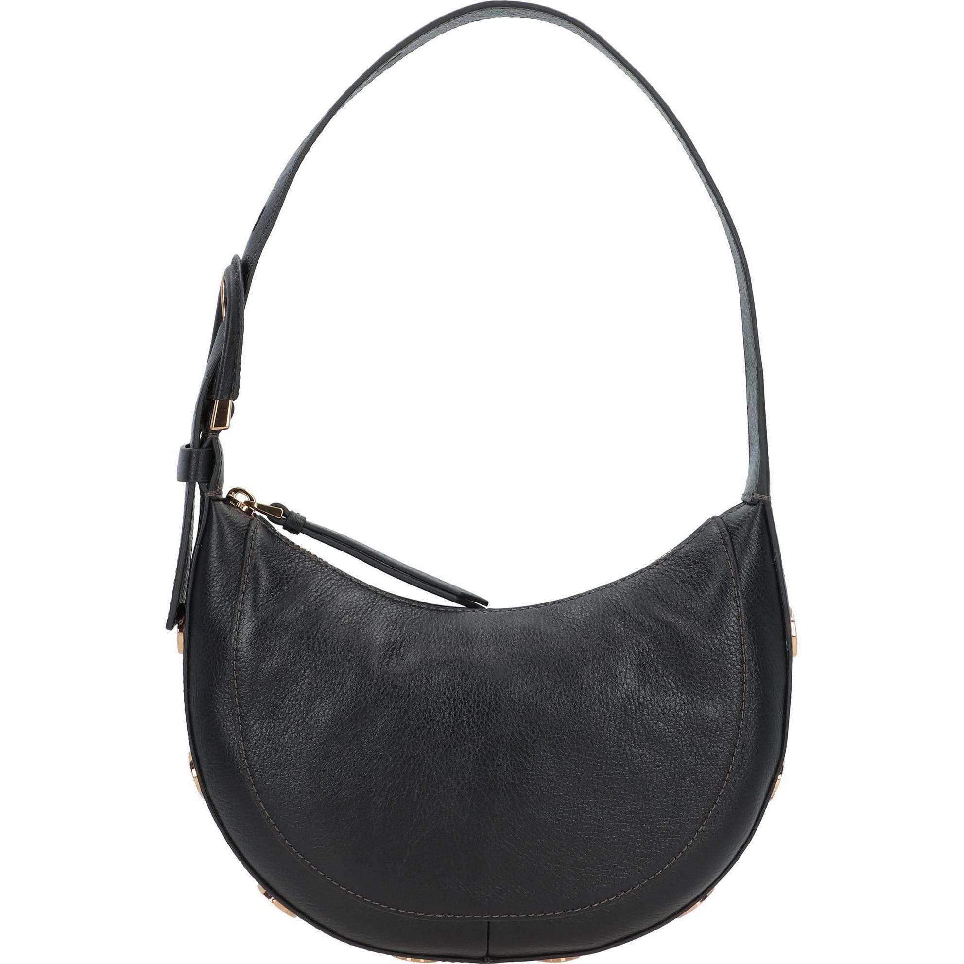 Fossil, Handtasche, Harwell Schultertasche Leder 23 cm, Schwarz