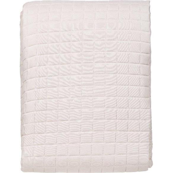 Thumbnail - Domoletti, Decke, BEDSPREAD MICRO 160X220 CM SQUARES BEIGE (160 x 160 cm)