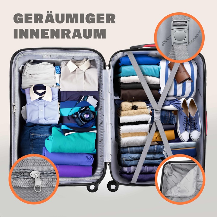 Actual product image Monzana Hard case (90 l, L (90 - 115l))