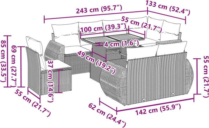 Produktbild vidaXL Hendrix