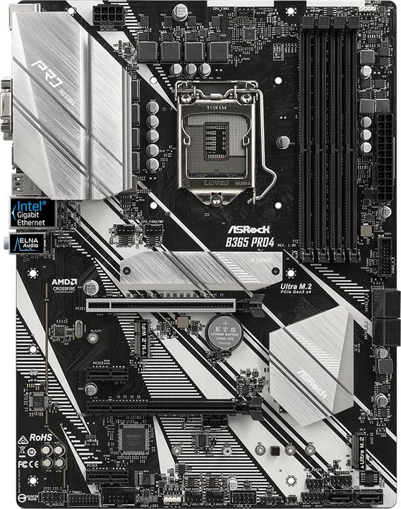 Produktbild AsRock B365 Pro4 (LGA 1151, Intel B365, ATX)