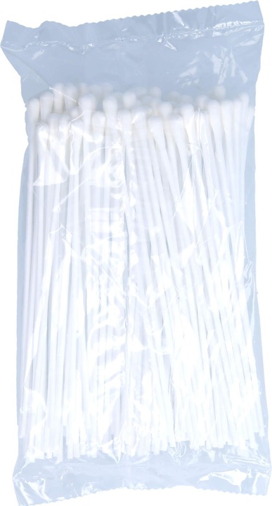 CareLiv Cotton buds plastic 15cm small head, 100 pcs.