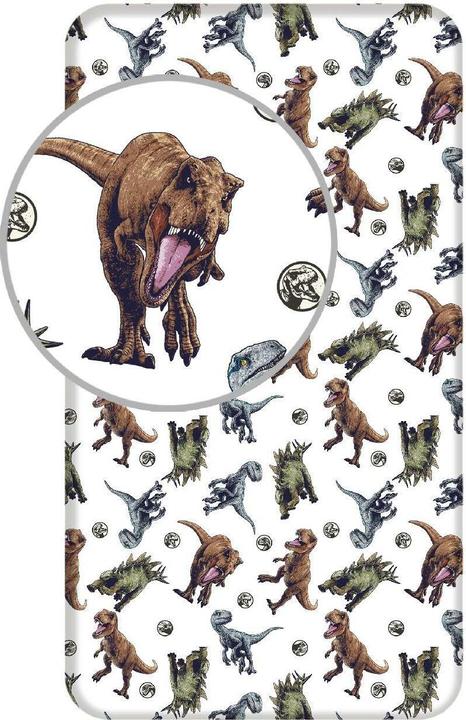 Jerry Fix-Leintuch Jurrasic World Trio 90 x 200 cm (90 x 200 cm)