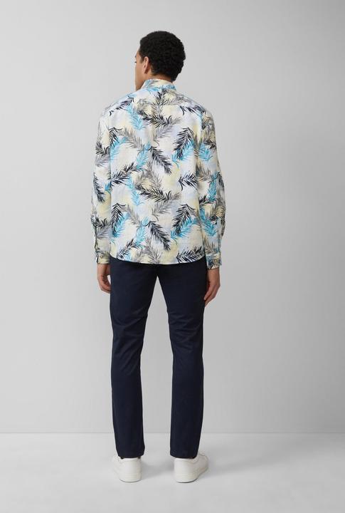 Actual product image S.Oliver Hemd Regular Fit: Leinenhemd mit All-over-Print (L)