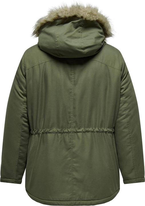 Produktbild Only Kapuze mit abnehmbarem Kunstfell-Rand Curve Parka Langer Parka