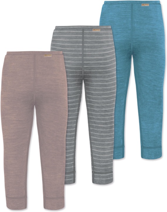 Actual product image Normani 3-pack baby merino trousers pants "Tihoi" - 9509 (74)