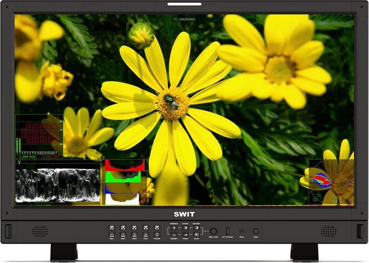 Swit BM-U245HDR | 23.8" 8K High-Bright 4x12GSDI HDR Zero-Delay Reference UHD Monitor with Auto-Calib (23.80", DHU)