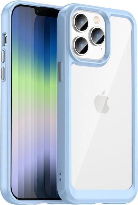 Produktbild Hurtel Outer Space Case iPhone 14 Pro Max hard case with a gel frame blue (Apple iPhone 14 Pro Max)