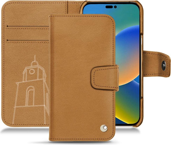 Produktbild Noreve Lederschutzhülle Wallet (Apple iPhone 14)