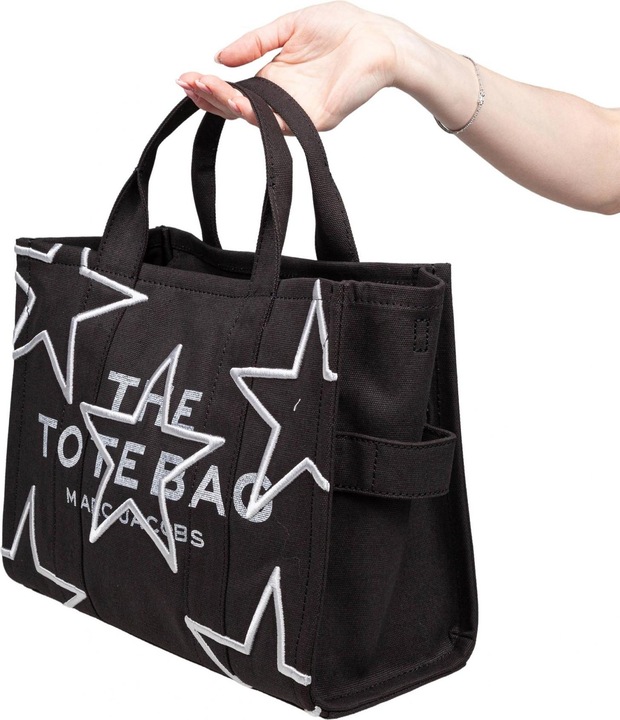Produktbild Marc Jacobs the medium tote canvas bag with embroidered stars