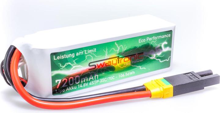 Immagine prodotto Swaytronic Sway-AM 4S 14.8V 7000mAh 35C/70C EC5 (14.80 V, 7000 mAh)