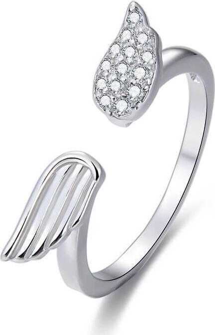 Produktbild Beneto Silver open ring with AGG336 zircons - Circuit: 52 mm (L) (52)