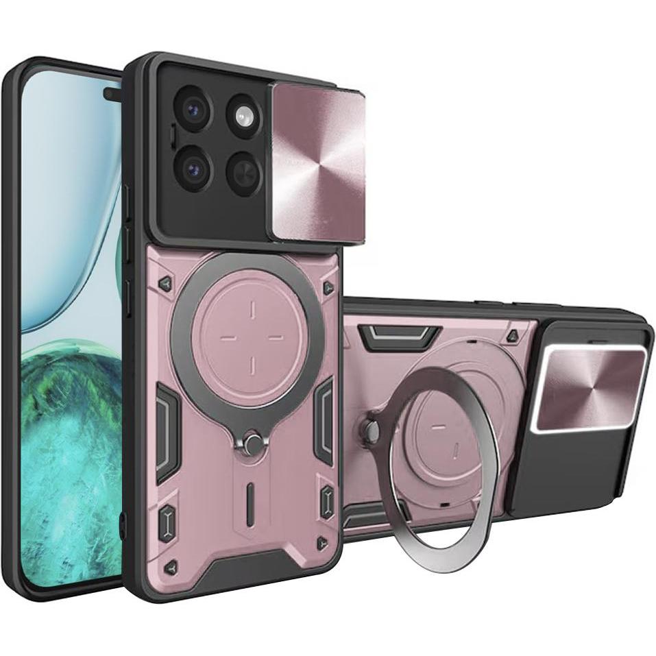 Techsuit - CamGuard Pro - Honor X8c - Rose Gold (Honor X8), Cover smartphone, Rosa
