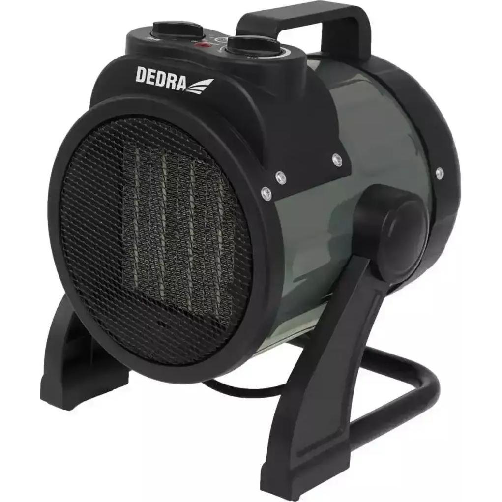 Dedra PTC electric heater 2.0kW, round, Heizkörper, Schwarz