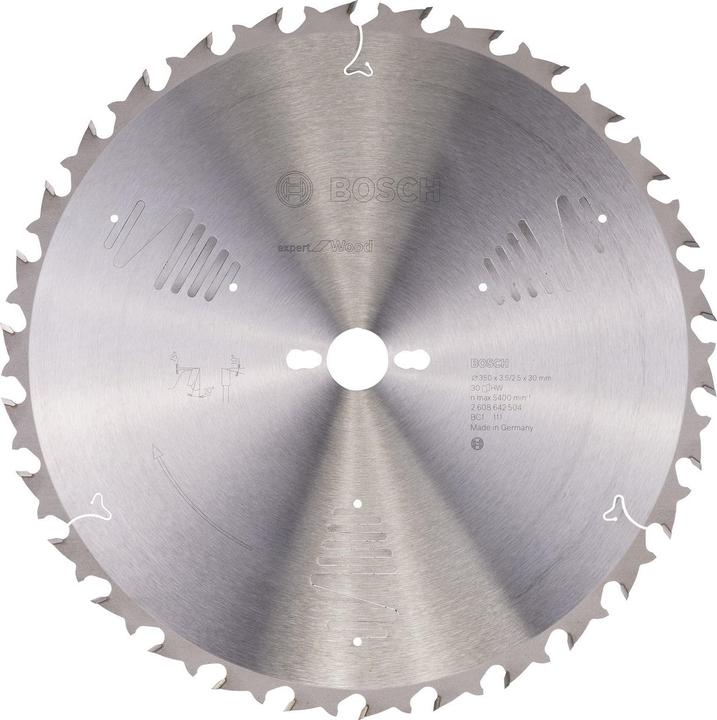 Actual product image Bosch Professional Zubehör Circular saw blade Expert for Wood, 350 x 30 x 3.5 mm, 30