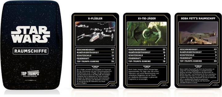 Produktbild Winning Moves Top Trumps Collectables Star Wars Raumschiffe (Deutsch)