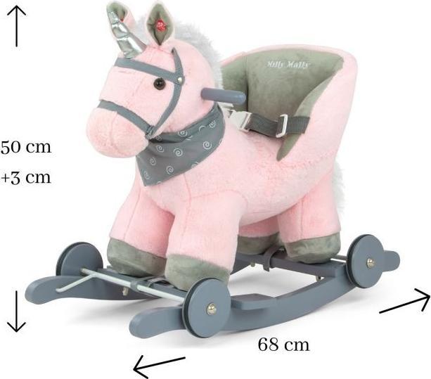 Actual product image Mally Rocking horse Polly Pink Milly