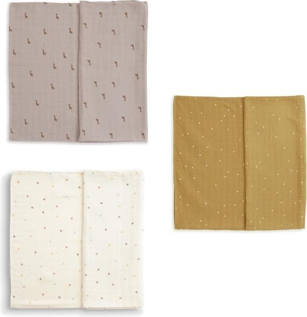 Gloop! Mousseline 100x100 cm pack de 4 (100 cm, 100 cm)