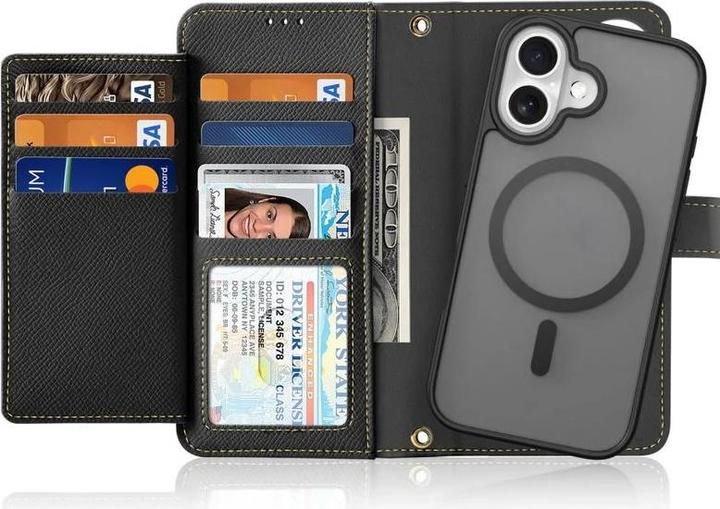 Actual product image Dux Ducis Lawa Series MagSafe Kunstleder Bookcover Hülle (Apple iPhone 17)