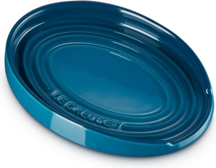 Produktbild Le Creuset Creuset ova Löffelablage aus Steinzeug Deep Teal