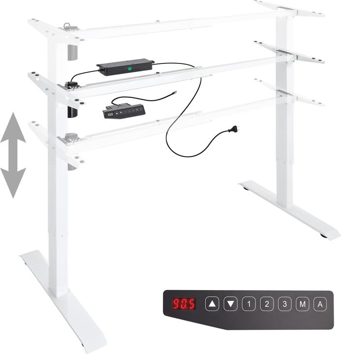 Actual product image tectake Electric table frame