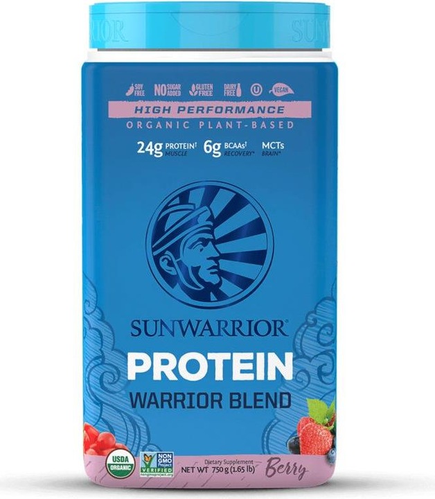 Sunwarrior Warrior Blend Organic (Berry, 1 pcs., 750 g)