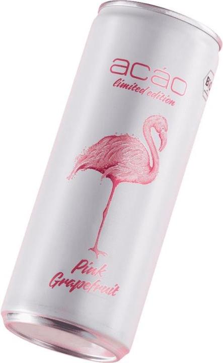 Actual product image Acáo Refreshing drink with pink grapefruit & guarana organic (1 x 25 cl)