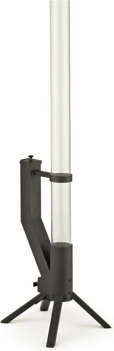 Produktbild Gardenflare Feuerrohr – elegante Edelstahl Feuersäule und Pelletfackel - schwarz (106 cm)