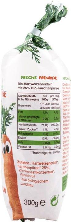 Produktbild Freche Freunde Gemüsenudeln (309 g)