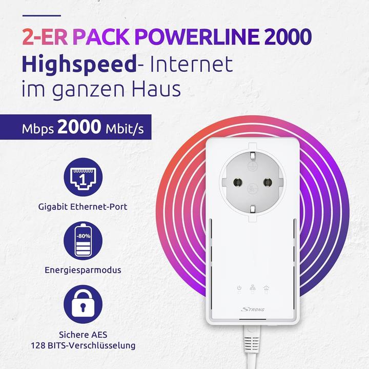 Image du produit Strong Powerline 2000 (2000 Mbit/s)