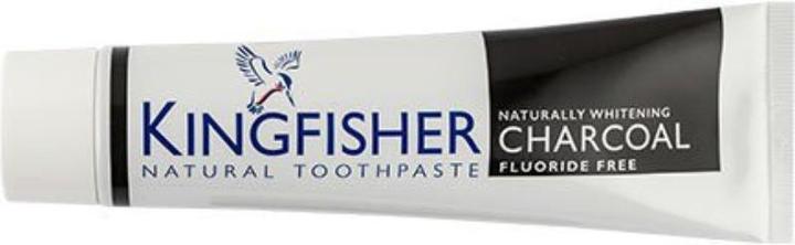 Actual product image Kingfisher Toothpaste with charcoal without fluorine (100 ml)
