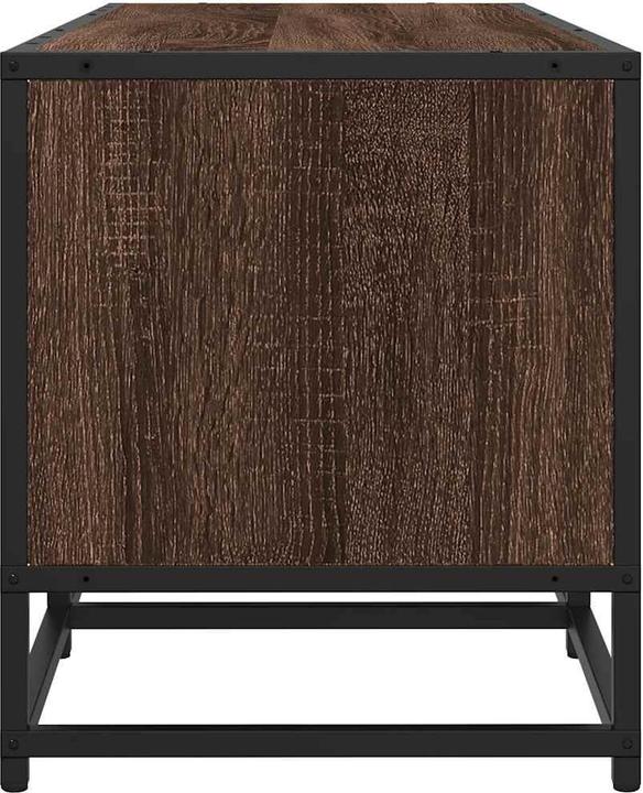 Actual product image vidaXL TV cabinet Lowboard TV cabinet TV table Brown oak look (160 x 35 x 41 cm)