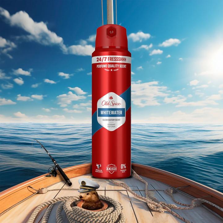 Actual product image Old Spice Whitewater Deodorant Spray (Spray, 200 ml)