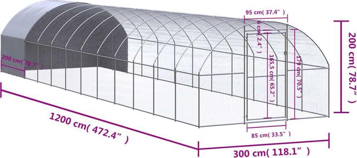 Image du produit vidaXL Hühnerstall